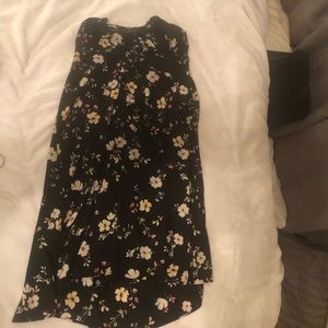 Rachel Zoe black floral work to play dress size 0